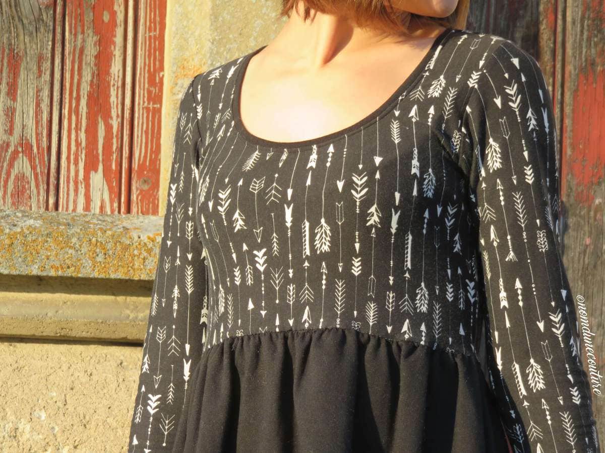 Nom d'une couture ! Ma petite robe Babydoll 1 (hack plantain)